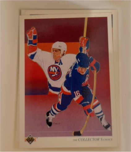 1990-91 Upper Deck #306 Pat LaFontaine — front