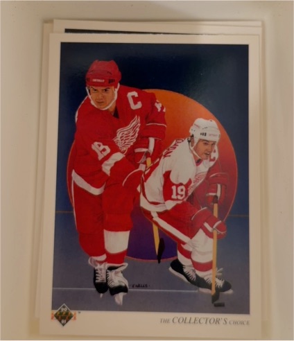 1990-91 Upper Deck #303 Steve Yzerman Detroit Red Wings — front