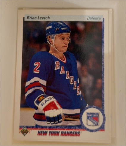 1990-91 Upper Deck #253 Brian Leetch — front