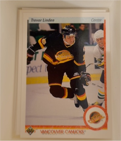 1990-91 Upper Deck #256 Trevor Linden — front