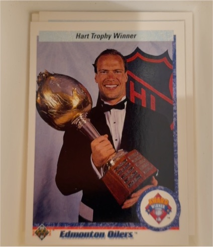 1990-91 Upper Deck #206 Mark Messier Hart Trophy Winner — front