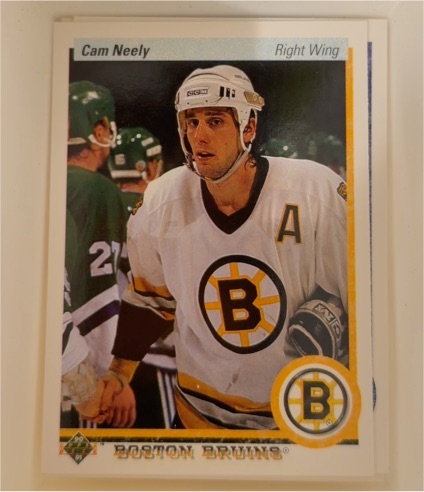 1990-91 Upper Deck #156 Cam Neely Boston Bruins — front