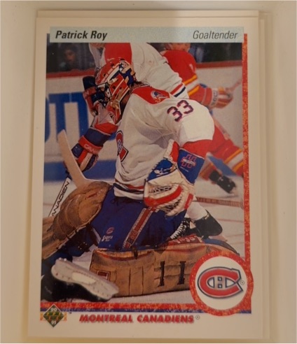 1990-91 Upper Deck #153 Patrick Roy Montreal Canadiens — front