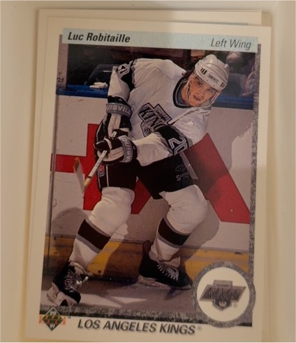 1990-91 Upper Deck #73 Luc Robitaille — front