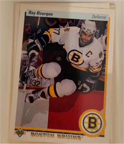 1990-91 Upper Deck #64 Ray Bourque — front
