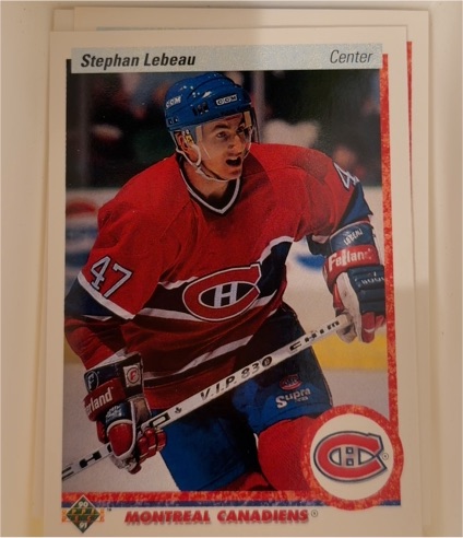 1990-91 Upper Deck #51 Stephan Lebeau — front