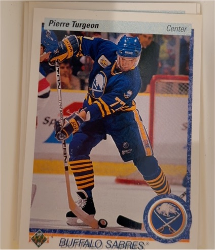 1990-91 Upper Deck #43 Pierre Turgeon — front