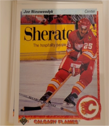 1990-91 Upper Deck #26 Joe Nieuwendyk — front