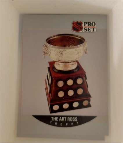 1990-91 Pro Set #388 Wayne Gretzky The Art Ross Trophy — front