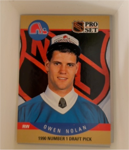 1990-91 Pro Set #401 Owen Nolan — front