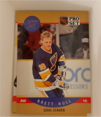 1990 Pro Set #395 Brett Hull — front