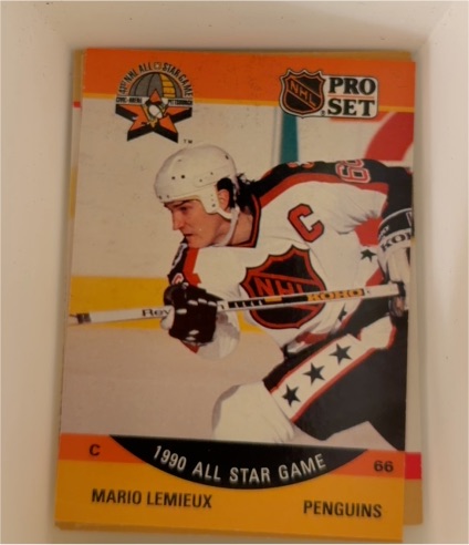 1990 Pro Set #362 Mario Lemieux — front