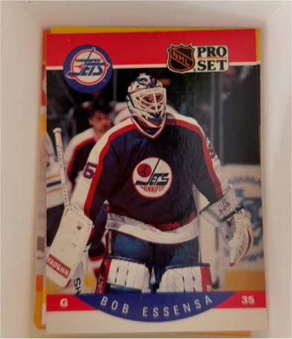 1990 Pro Set #328 Bob Essensa — front