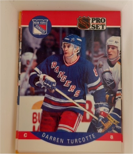 1990 Pro Set #208 Darren Turcotte — front