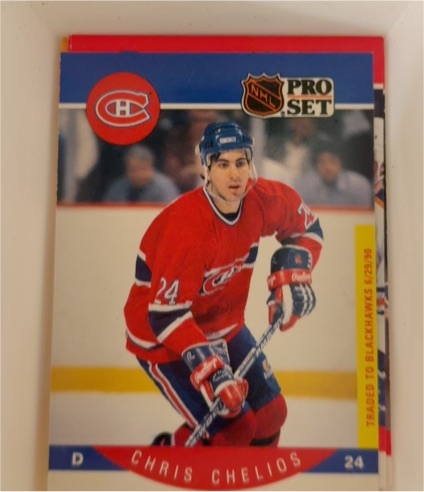 1990-91 Pro Set #147 Chris Chelios — front