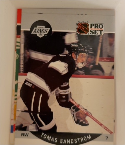 1990-91 Pro Set #127 Tomas Sandstrom — front