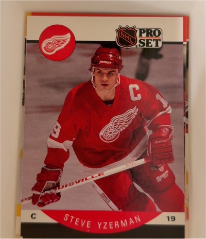 1990-91 Pro Set #79 Steve Yzerman — front