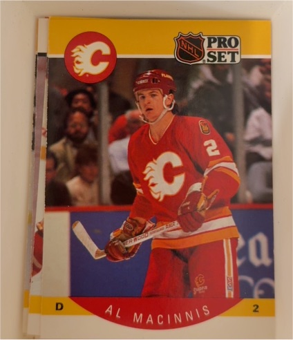 1990-91 Pro Set #35 Al MacInnis — front