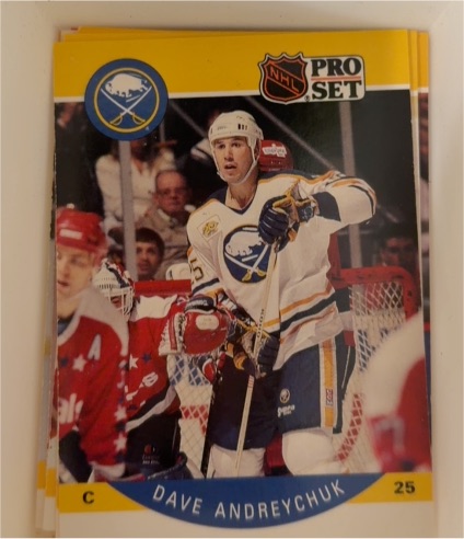 1990 Pro Set #25 Dave Andreychuk — front