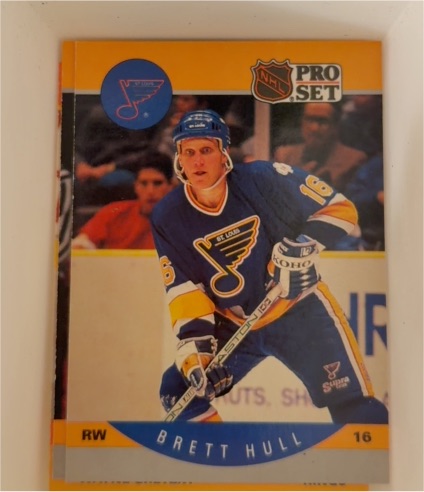 1990-91 Pro Set #16 Brett Hull — front