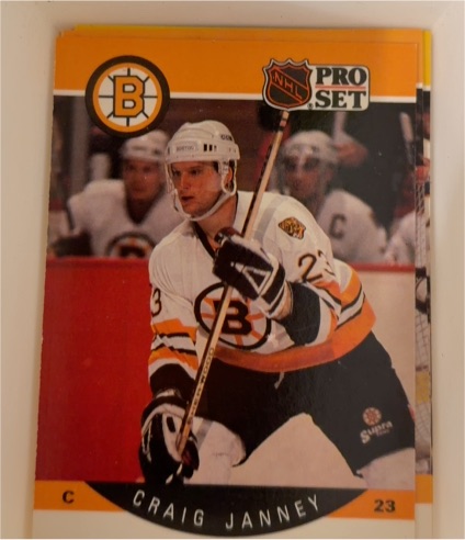 1990-91 Pro Set #23 Craig Janney — front