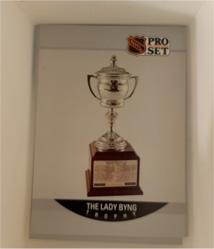 1990-91 Pro Set #378 The Lady Byng Trophy Brett Hull — front