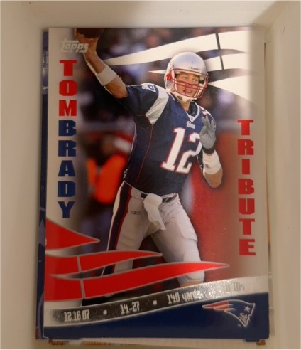 2008 Topps #TBT-TB14 Tom Brady Tom Brady Tribute — front