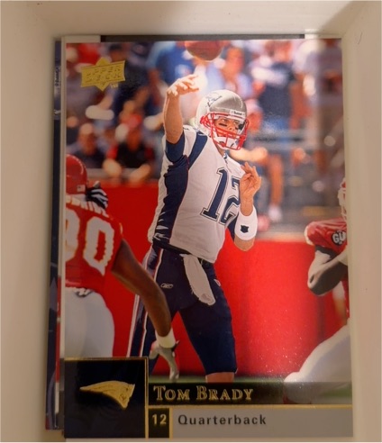 2009 Upper Deck #115 Tom Brady — front