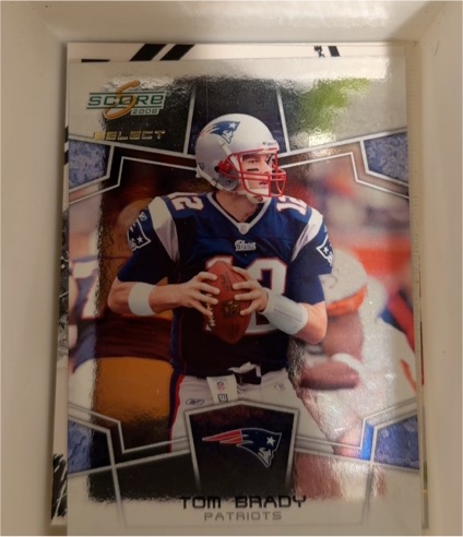 2008 Score Select #182 Tom Brady — front