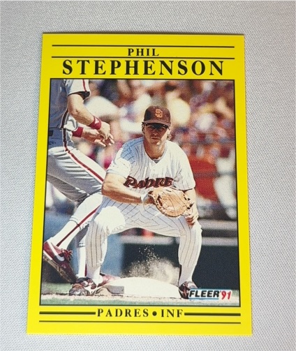 1991 Fleer #545 Phil Stephenson — front