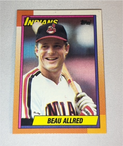 1990 Topps #419 Beau Allred — front