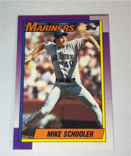 1990 Topps #681 Mike Schooler — front