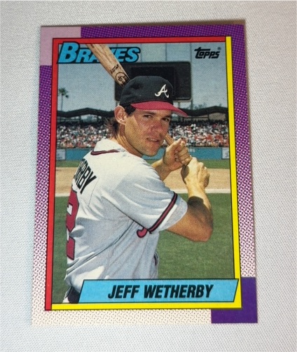 1990 Topps #142 Jeff Wetherby — front