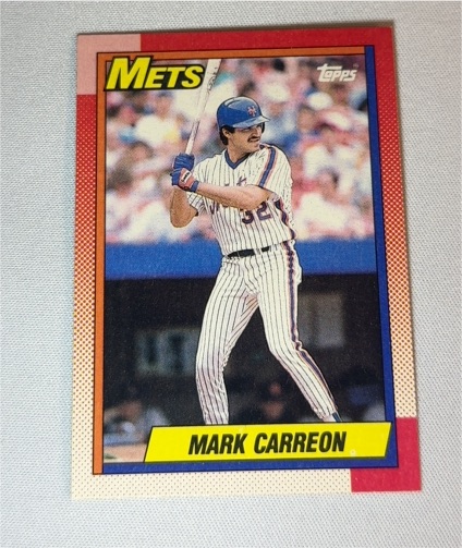 1990 Topps #434 Mark Carreon — front