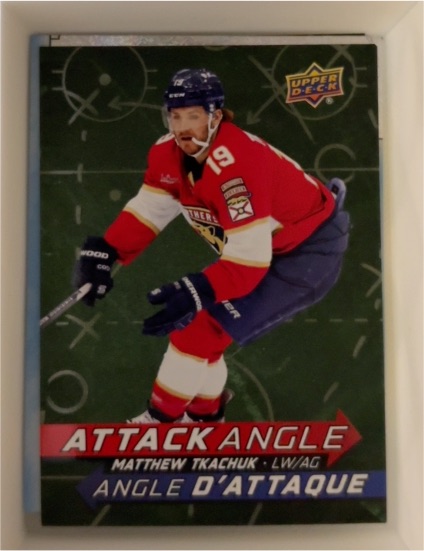 2025-26 Upper Deck Tim Hortons #AA-3 Matthew Tkachuk Attack Angle — front
