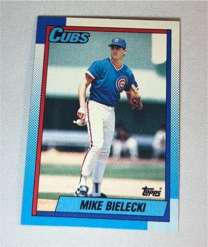 1990 Topps #114 Mike Bielecki — front