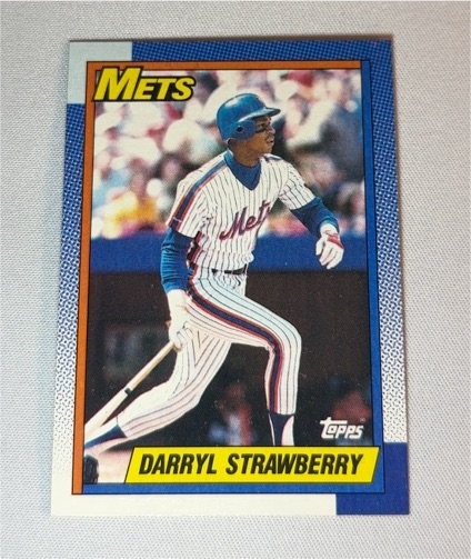 1990 Topps #600 Darryl Strawberry — front