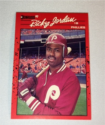 1990 Donruss #76 Ricky Jordan — front