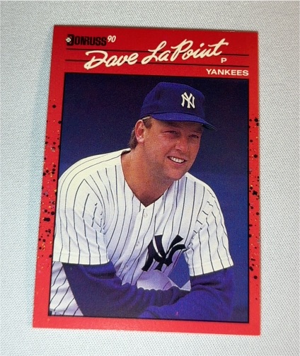 1990 Donruss #P Dave LaPoint — front
