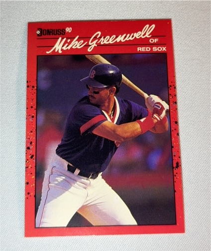 1990 Donruss #66 Mike Greenwell — front