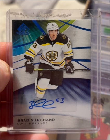 2022 Upper Deck SP Authentic #63 Brad Marchand — front