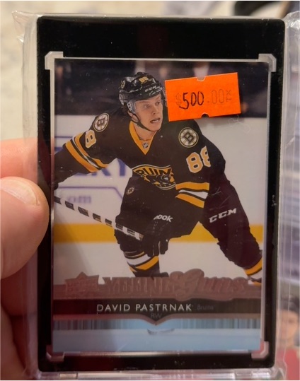 2014-15 Upper Deck Young Guns #495 David Pastrnak — front