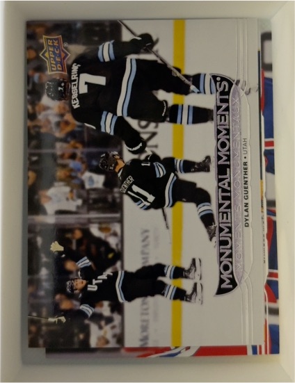 2025-26 Upper Deck Tim Hortons Monumental Moments #MM-3 Dylan Guenther — front
