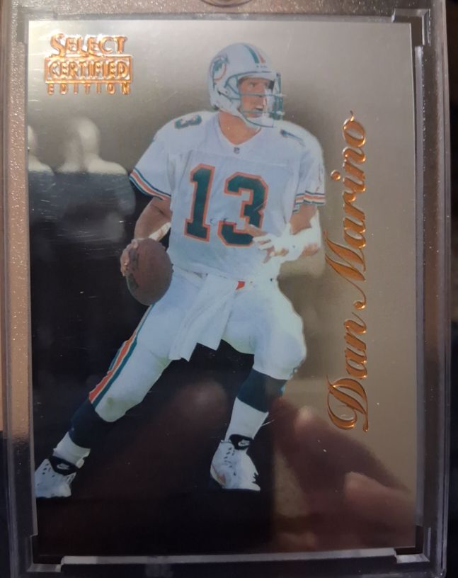 1996 Select Certified #55 Dan Marino — front