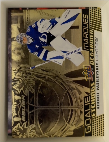 2025-26 Upper Deck Tim Hortons Goalie Etchings #GE-4 Andrei Vasilevskiy — front