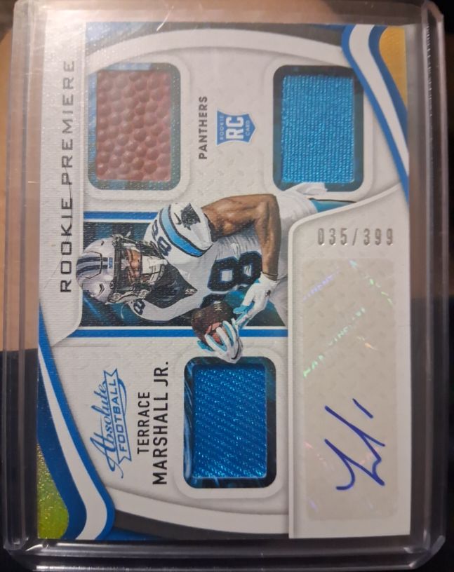 2021 Panini Absolute Rookie Premiere #220 Terrace Marshall Jr. — front