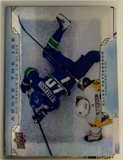 2025-26 Upper Deck Tim Hortons Above The Ice #AI-4 Elias Pettersson — front