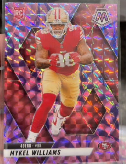 2025 Panini Mosaic #307 Mykel Williams — front