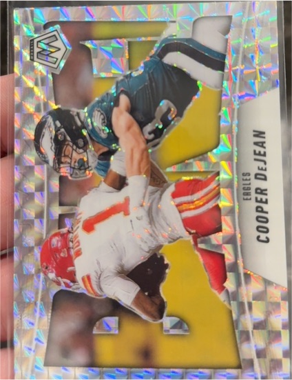 2025 Panini Mosaic #9 Cooper DeJean Bang! Mosaic — front