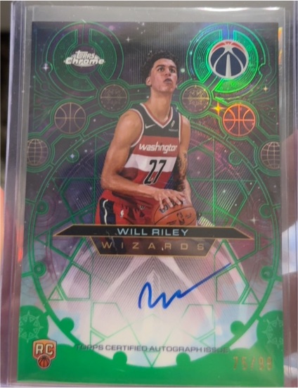 2025-26 Topps Chrome #CHR-WR Will Riley — front